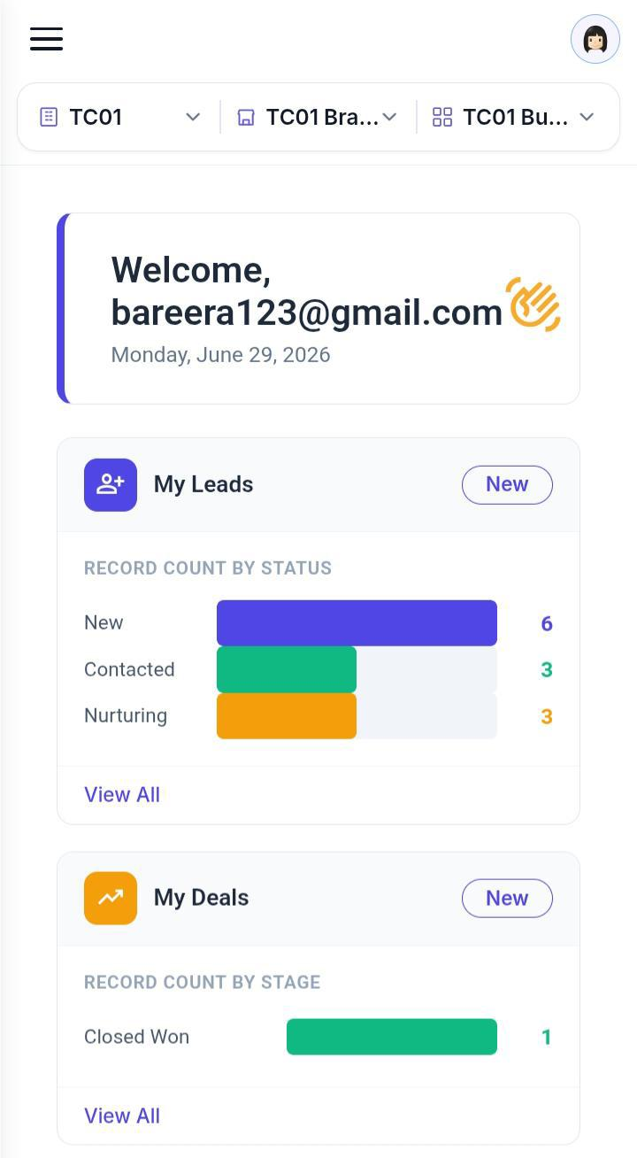 Mobile view bill